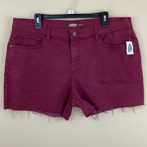Old Navy shorts boyfriend cutoff 16 NWT